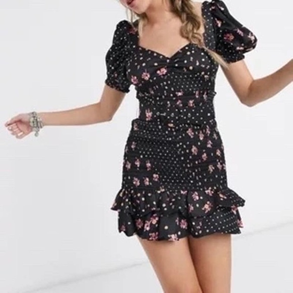 For Love and Lemons Camellia Mini Dress